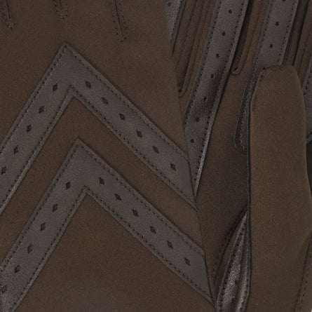 Gants Femme tissu extensible Marron - Isotoner