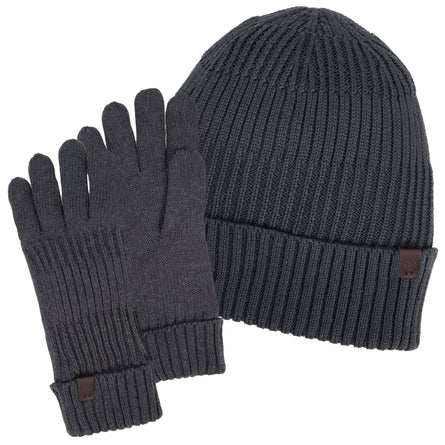 Gants Homme maille recyclée cotelée - Isotoner