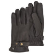 Gants cuir Homme Marron patte de resserrage