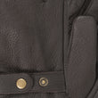 Gants cuir Homme Marron patte de resserrage