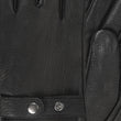 Gants cuir Homme Noir patte de resserrage