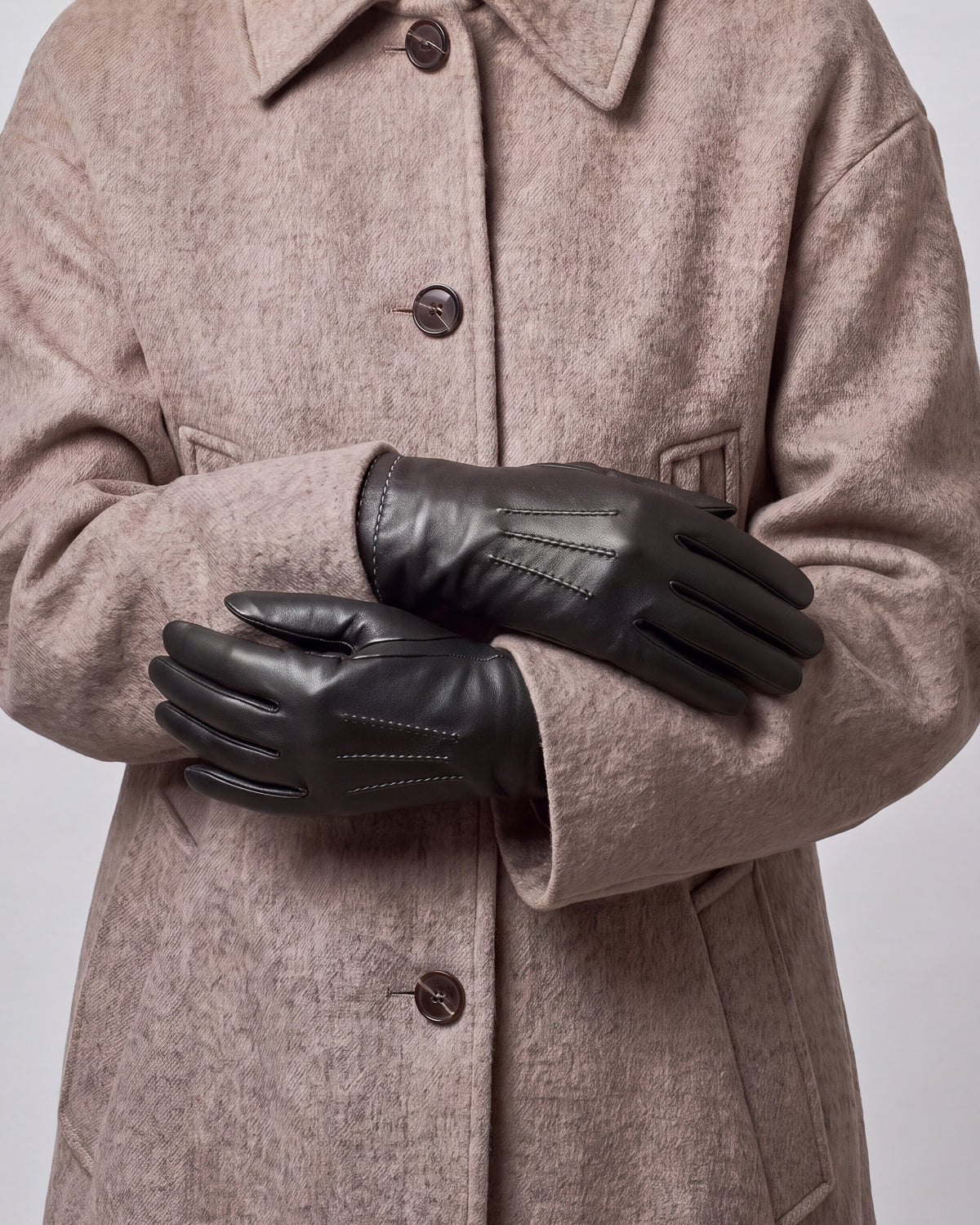 Gants Femme cuir d'agneau Noir