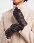 Gants Femme cuir chaud Noir