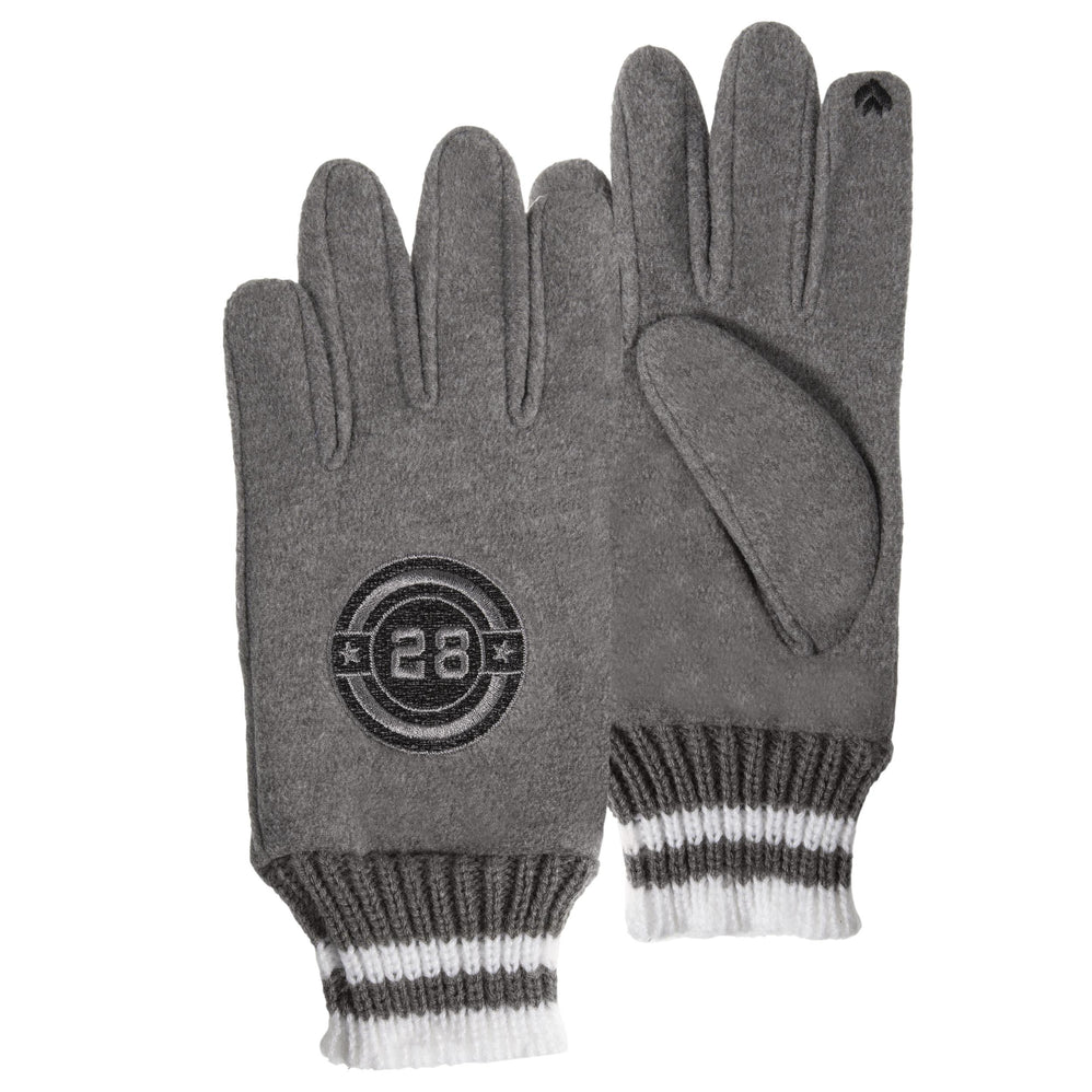 Guantes Niños gris smartouch 10/12 años bordados - Isotoner