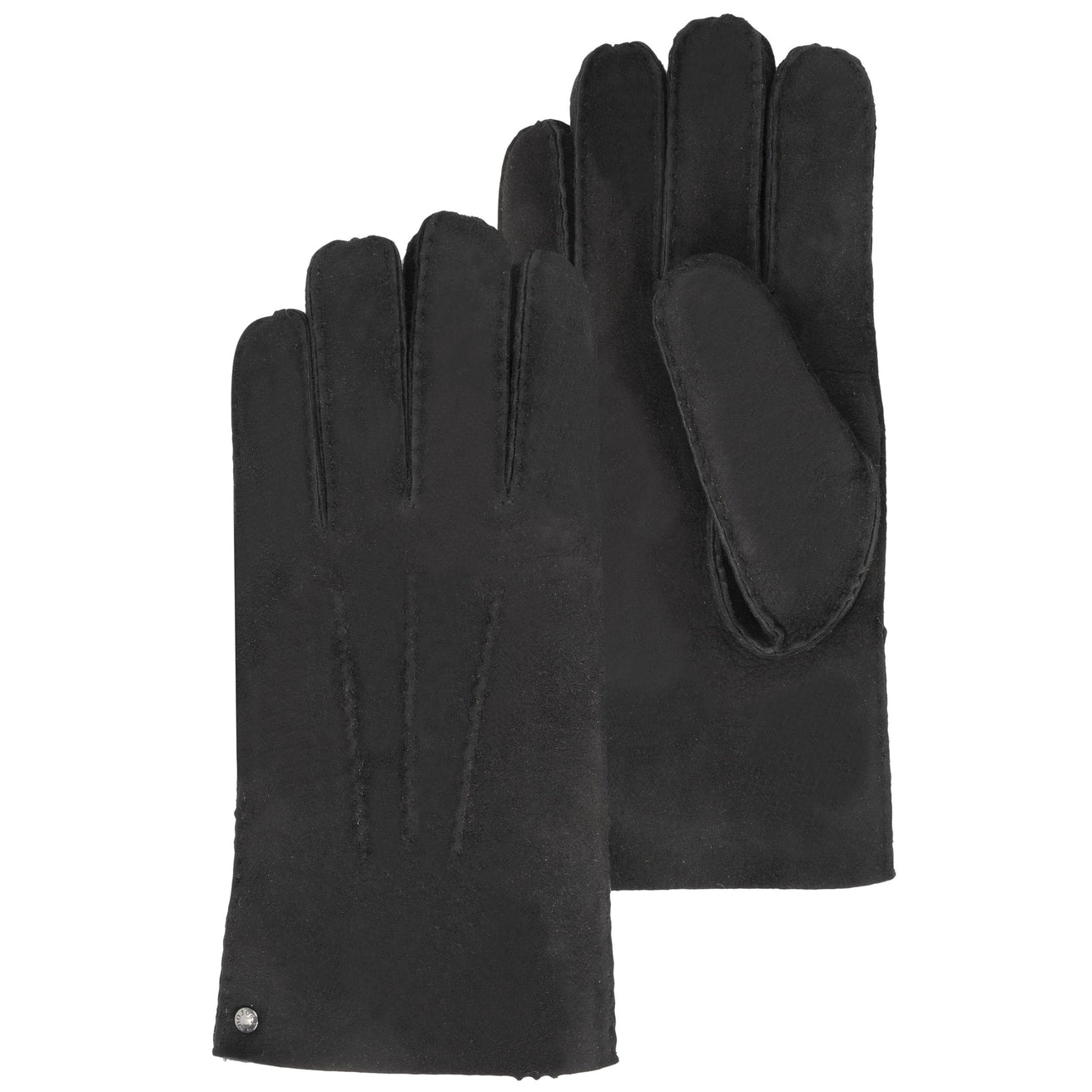 Gants homme cuir chaud Noir