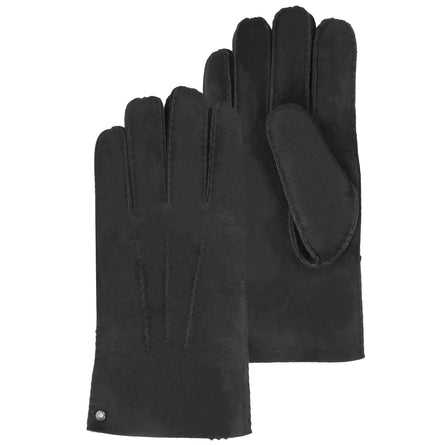 Gants homme cuir chaud Noir - Isotoner