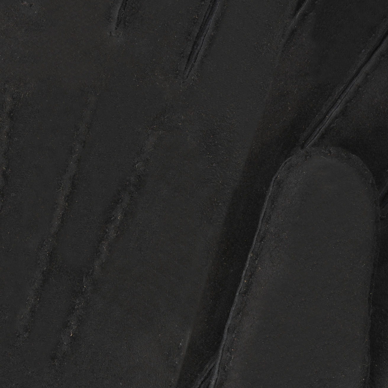 Gants homme cuir chaud Noir