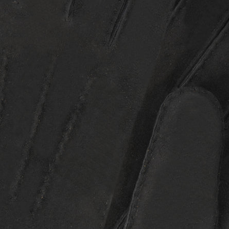 Gants homme cuir chaud Noir - Isotoner