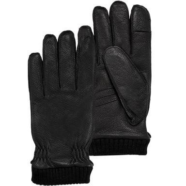 Gants homme smartouch cuir élastique noir Isotoner