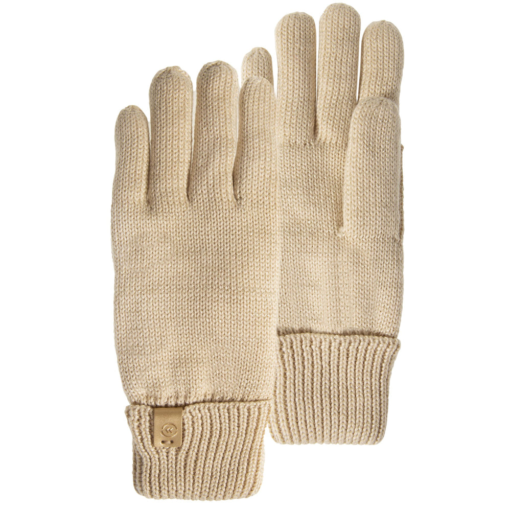 Gants Femme Maille recyclée Beige - Isotoner