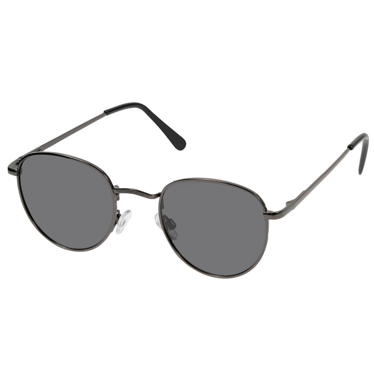 Gafas de sol unisex Redondas Plata