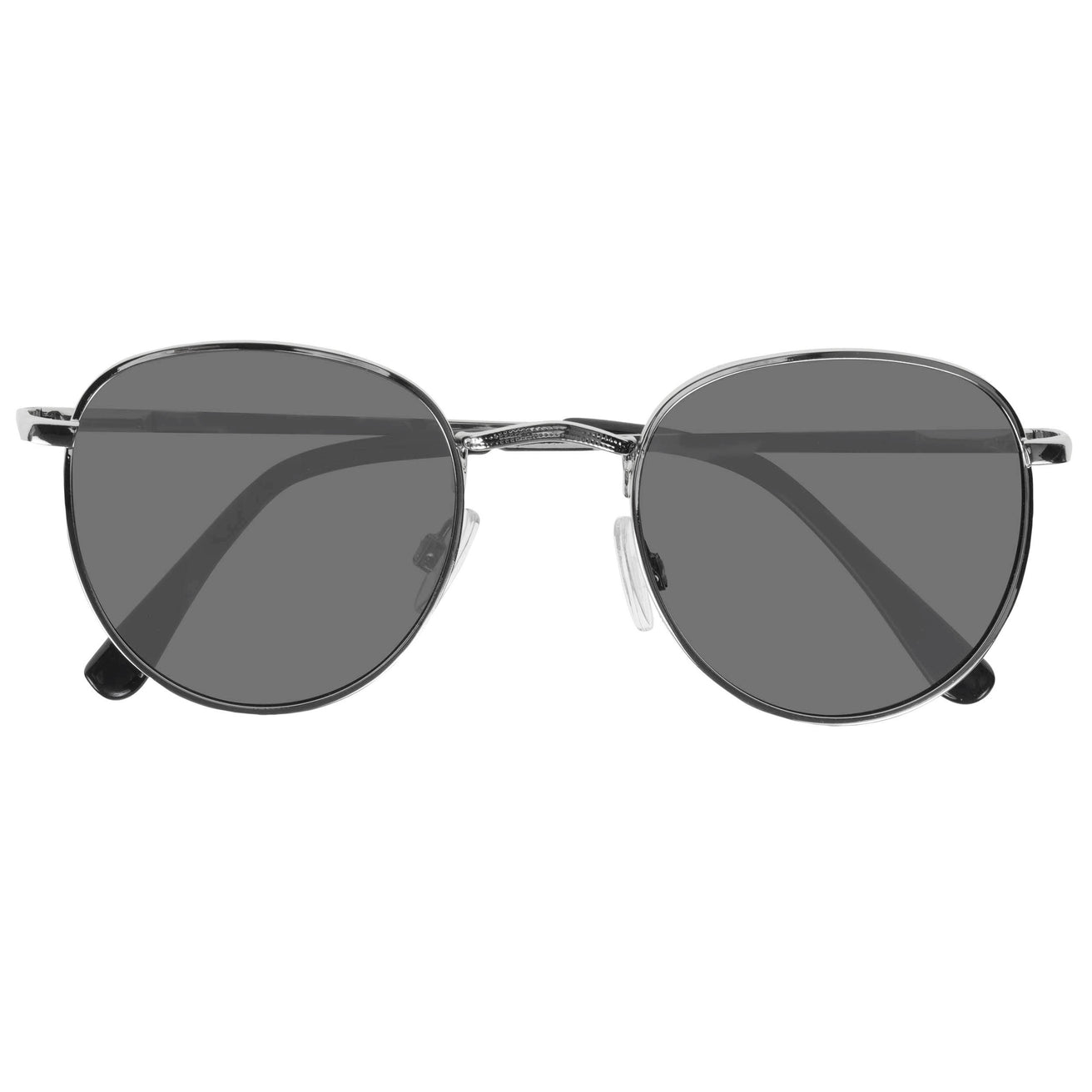 Gafas de sol unisex Redondas Plata