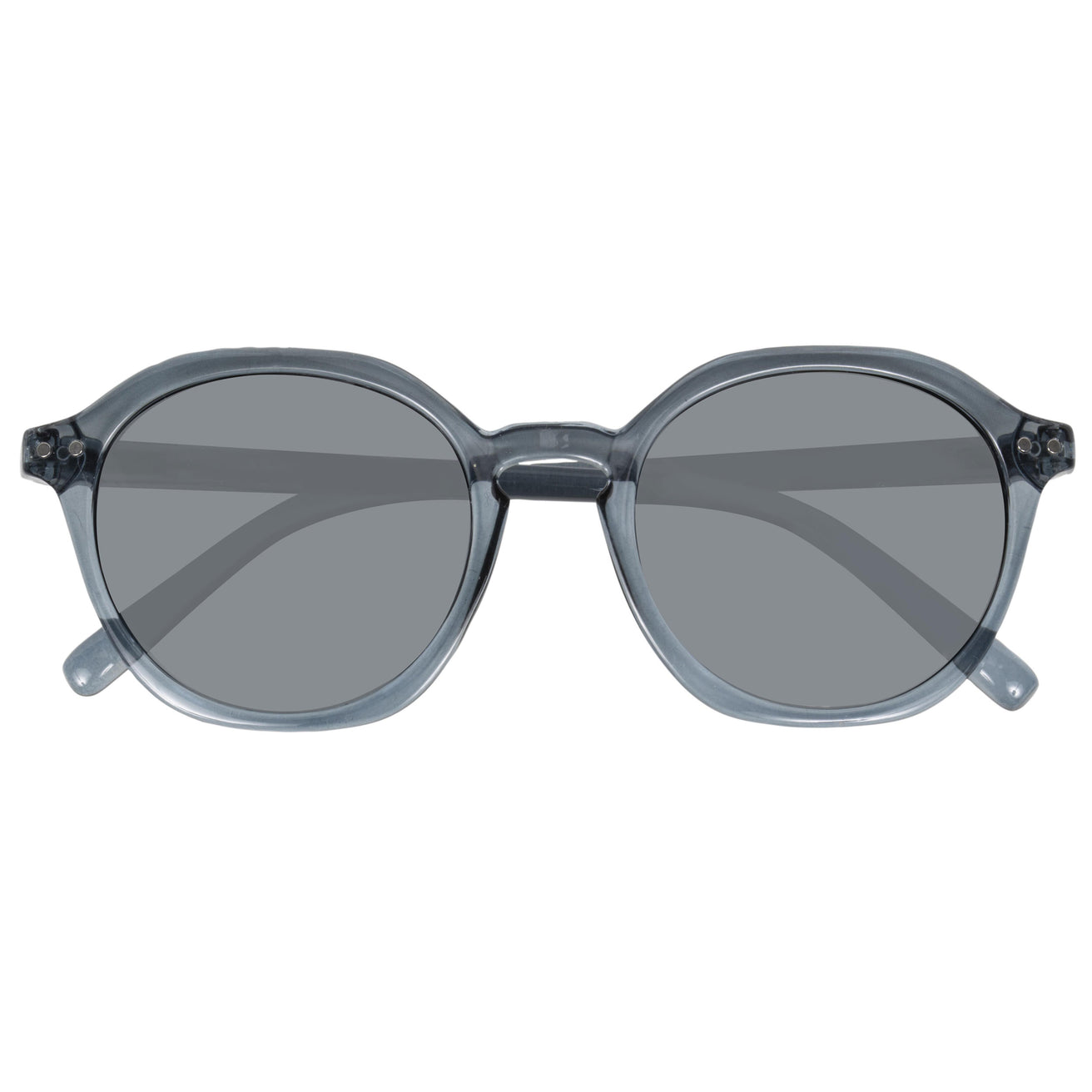 Lunettes de soleil Mixte rondes Denim