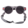 Lunettes de soleil Enfant Garçon 2-3 ans Rondes Gris