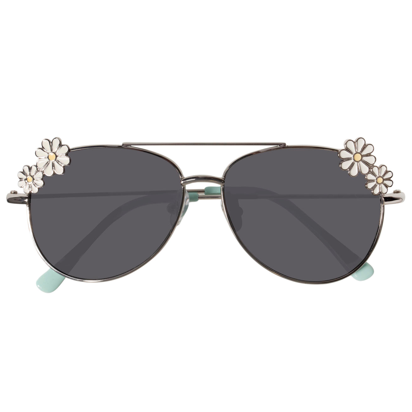 Lunettes de soleil Enfant Fille 4-6 ans Pilote Argent