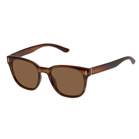 Lunettes de soleil Mixte Rectangulaires Ecaille/doré - Isotoner