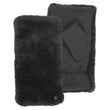 Mitaines Femme Imitation Fourrure Noir