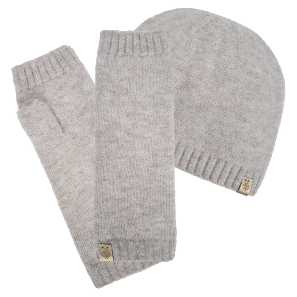 Mitaines Femme effet Cachemire Beige - Isotoner