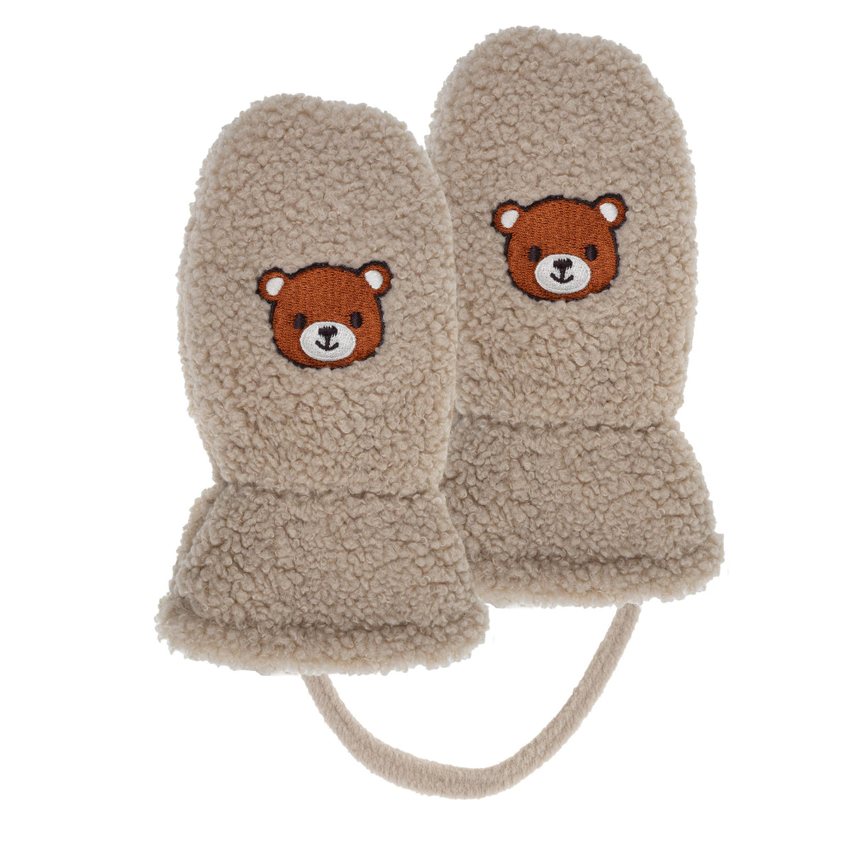 Moufles Enfant 2/4 ans Sherpa Ourson Marron