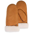 Moufles Femme cuir chaud Caramel