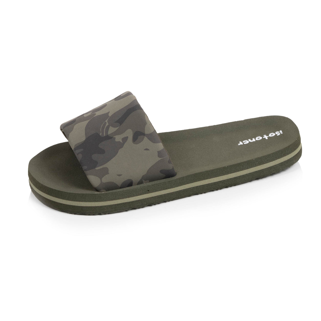Mules Claquettes Enfant camouflage Kaki