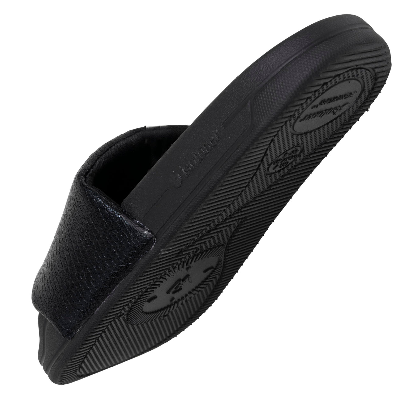Mules chancletas Mujer EVERYWEAR™ Negro Serpiente