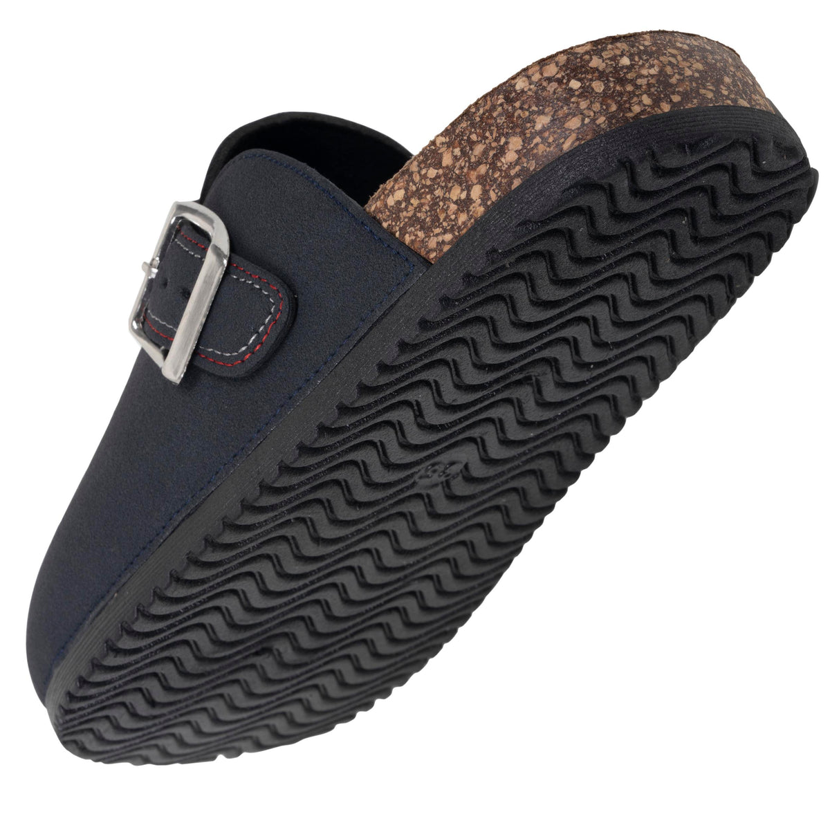 Mules Sabots Enfant confort Marine sûrpiqures