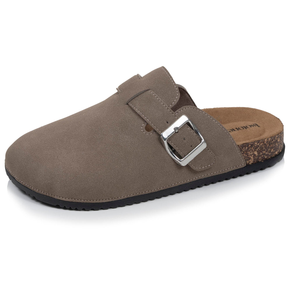 Mules Sabots Femme Taupe - Isotoner