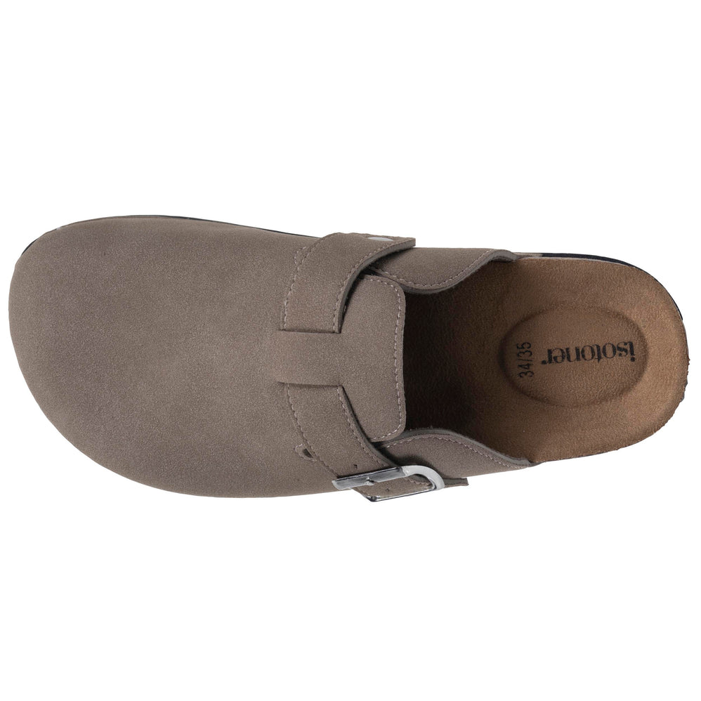 Mules Sabots Femme Taupe - Isotoner