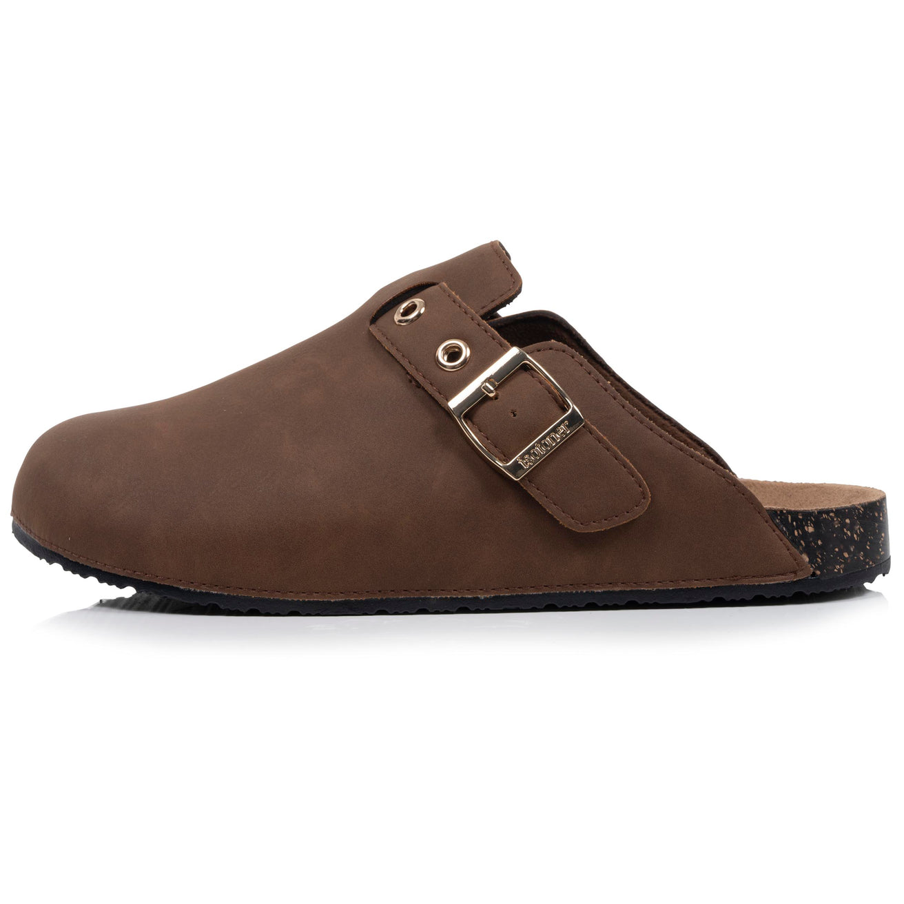 Mules Sabots Femme œillets Chocolat