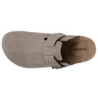 Mules Sabots Homme cuir Taupe
