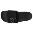 Mules claquettes Homme Noir logo confort
