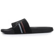 Mules claquettes Homme Noir logo confort