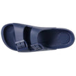 Mules chancletas Hombre ajustables Azul marino