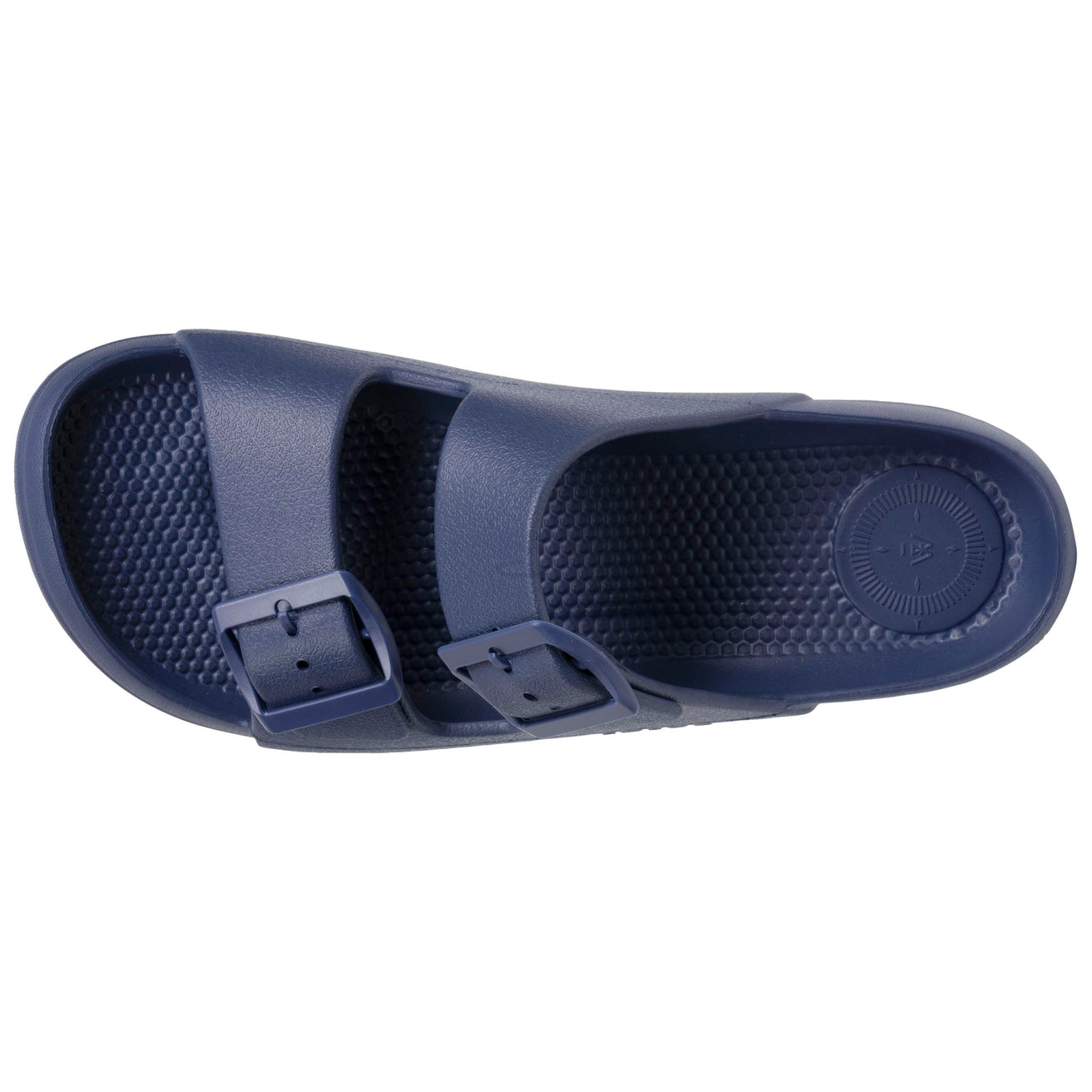 Mules chancletas Hombre ajustables Azul marino