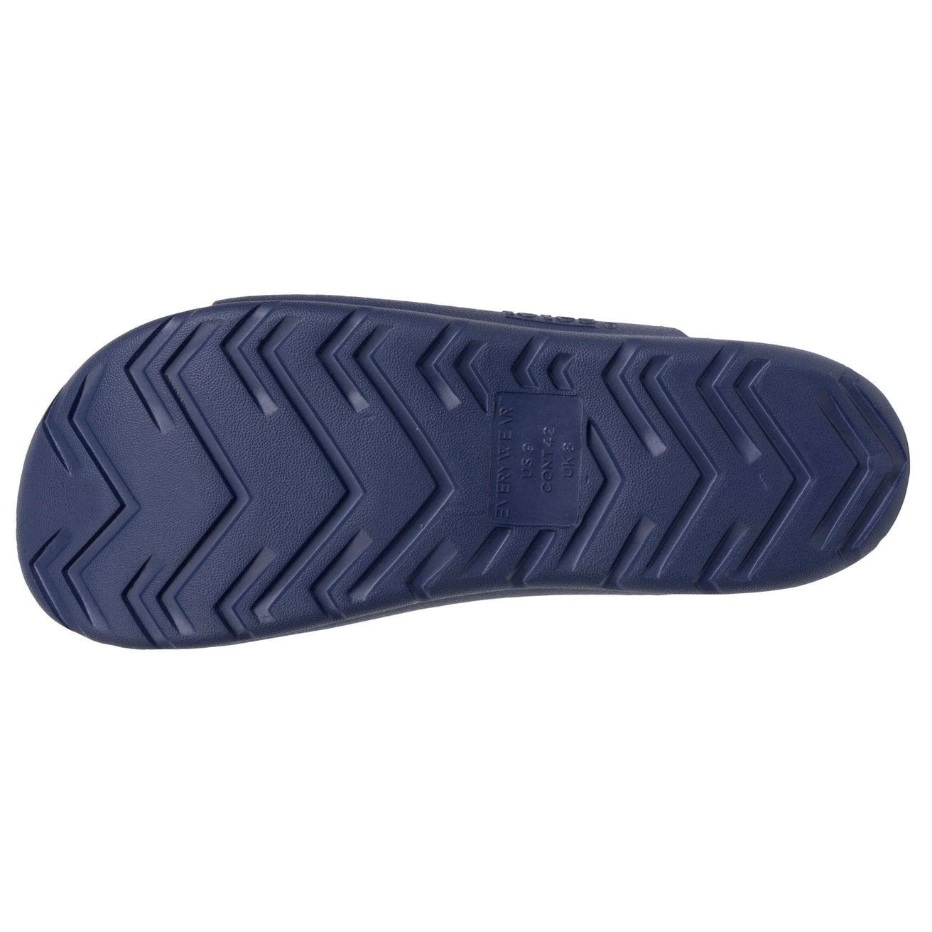 Mules chancletas Hombre ajustables Azul marino