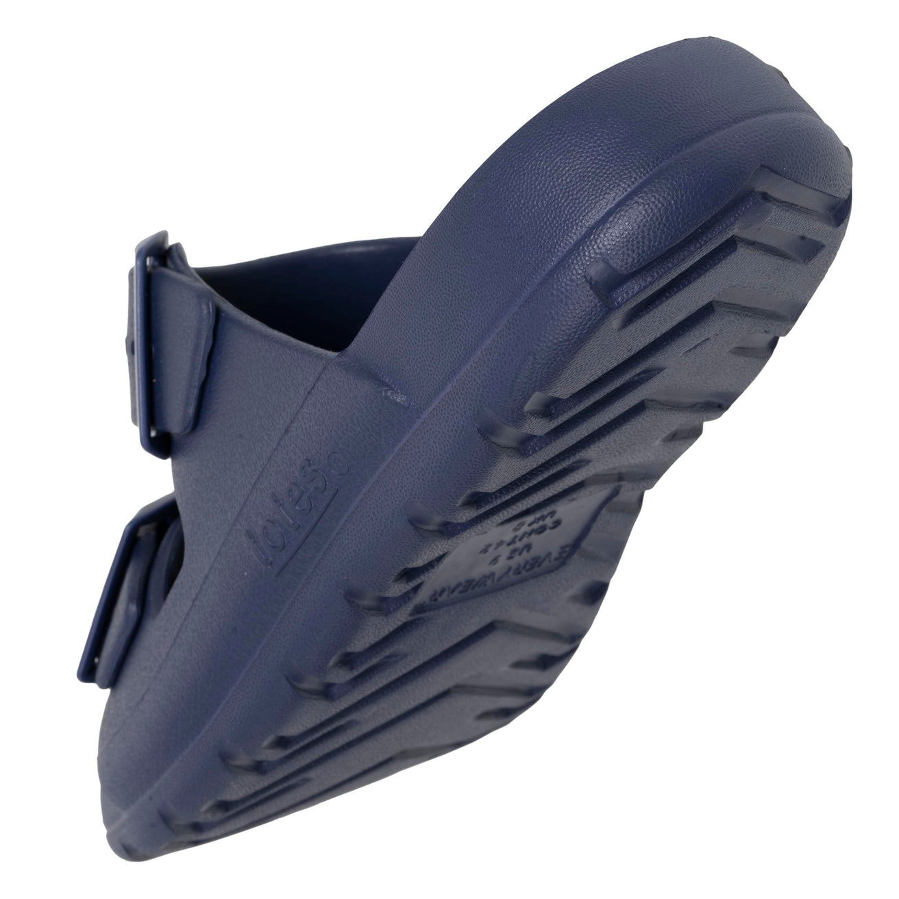 Mules chancletas Hombre ajustables Azul marino