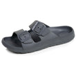 Mules chancletas Hombre ajustables Gris