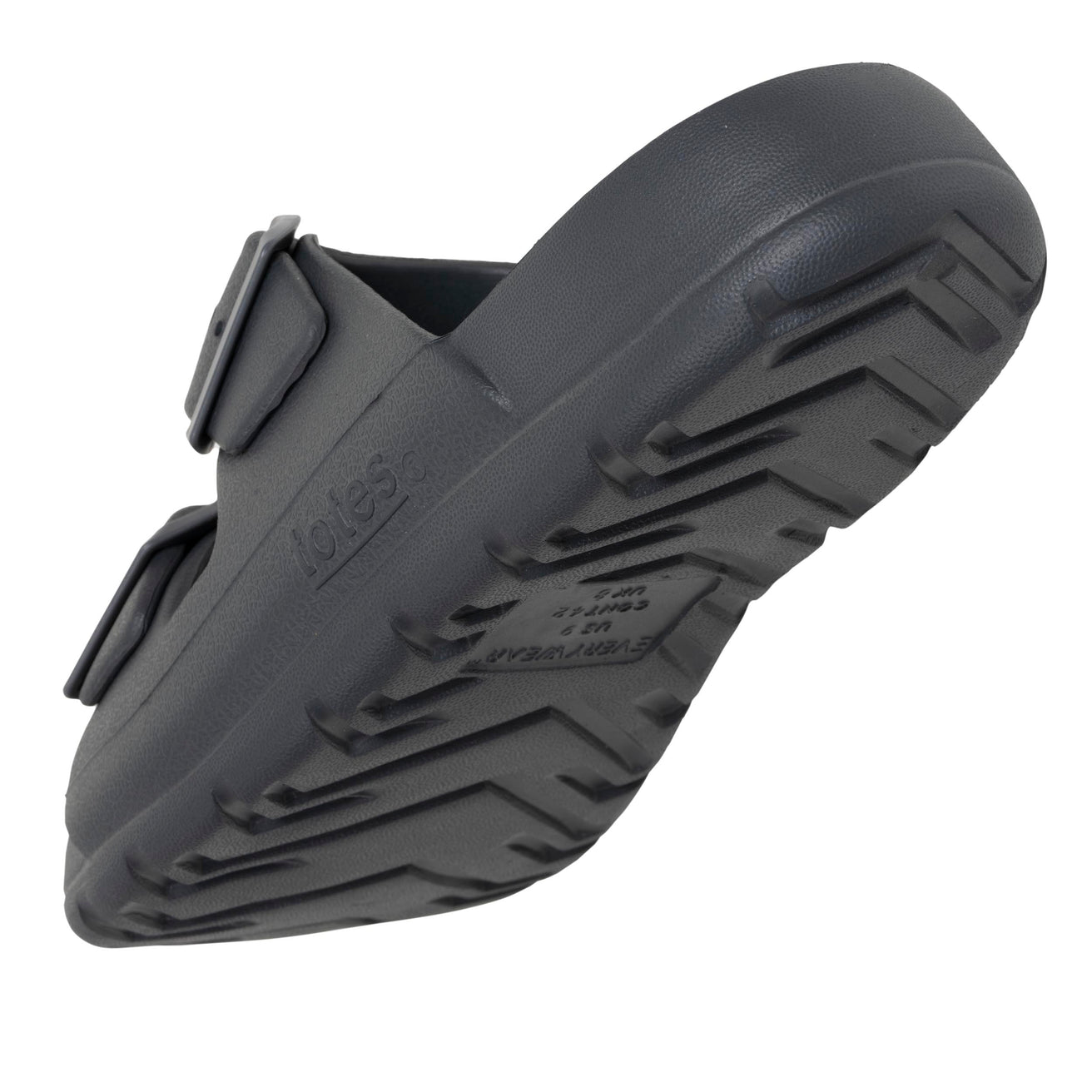 Mules chancletas Hombre ajustables Gris