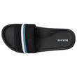 Mules claquettes Homme moulée Noir/Bleu