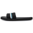 Mules claquettes Homme moulée Noir/Bleu