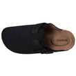 Zuecos Mujer Negro purpurina