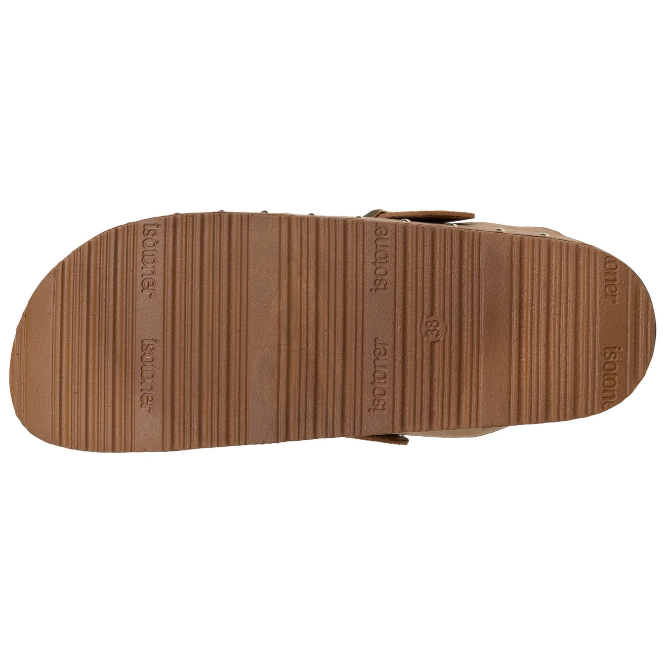 Zuecos Mujer Camel tachuelas