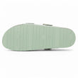 Mules sandales Femme double bride Vert d'eau