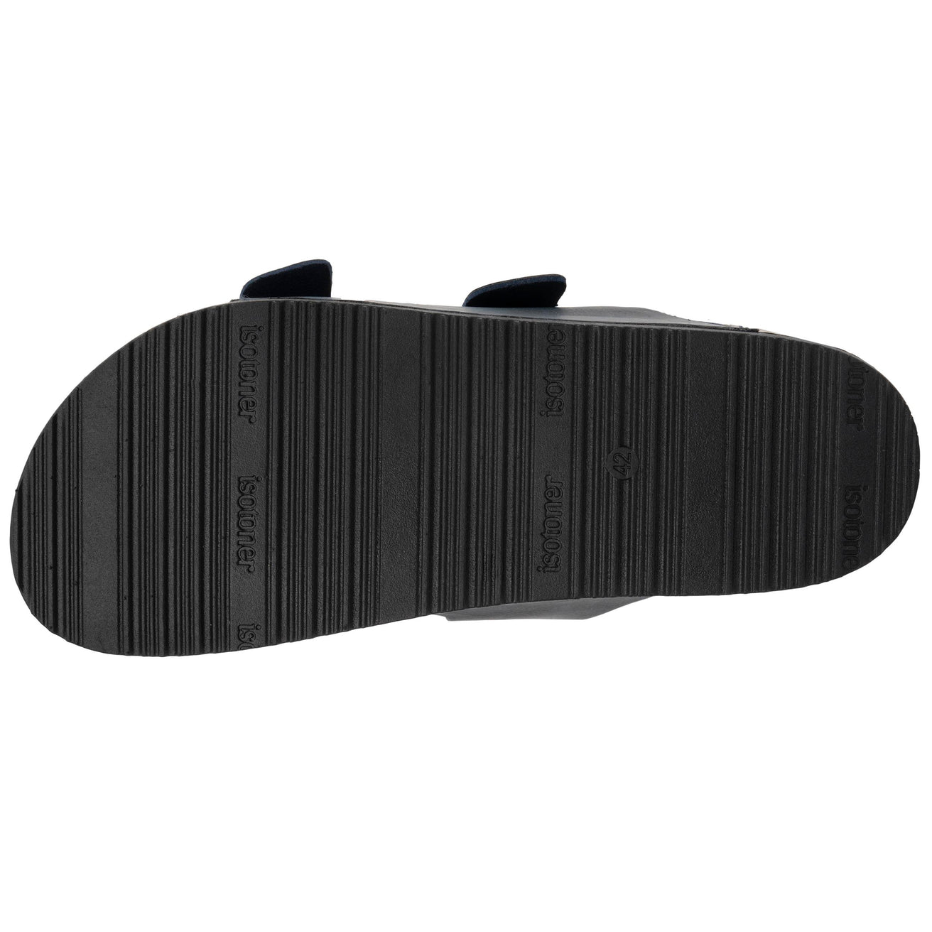 Mules sandales Homme double bride Marine