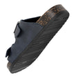 Mules sandales Homme double bride Marine