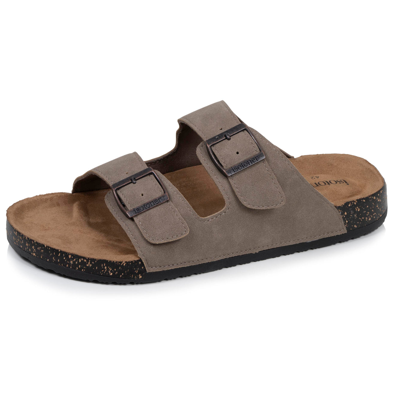 Chinelas Sandalias Hombre doble correa Taupe