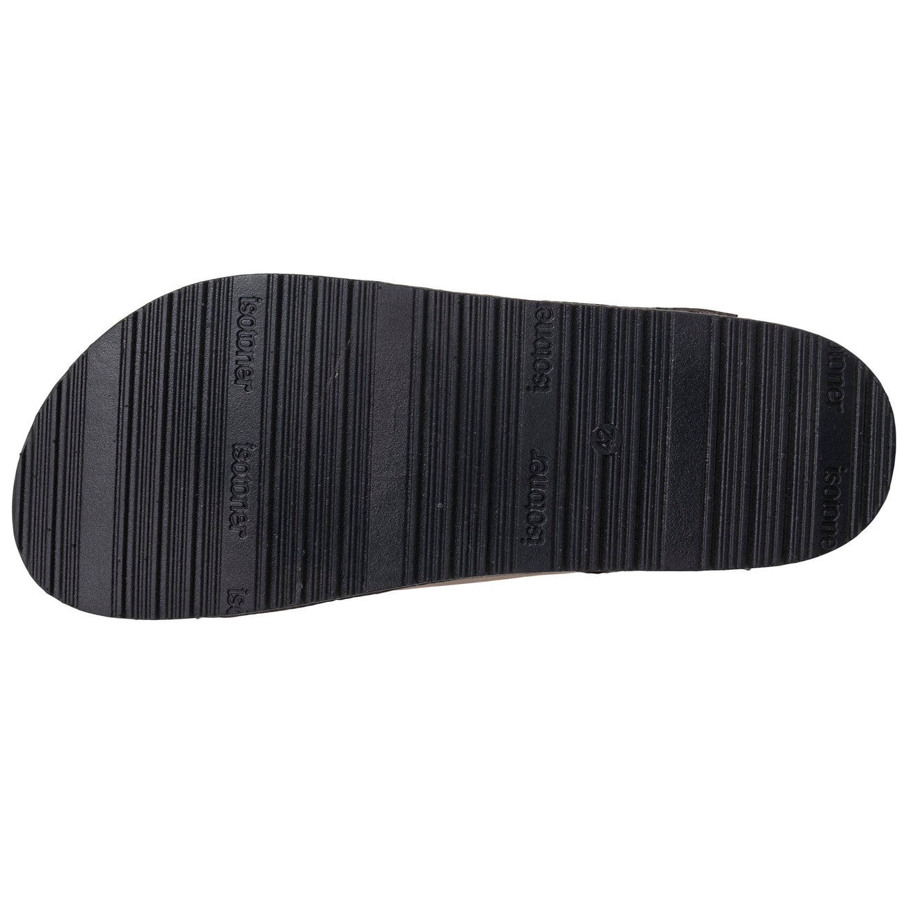 Mules sandales Homme double bride à scratch Chocolat