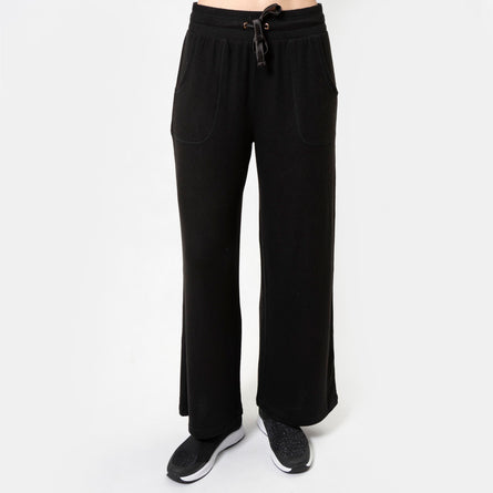 Pantalon large Femme Noir - Isotoner