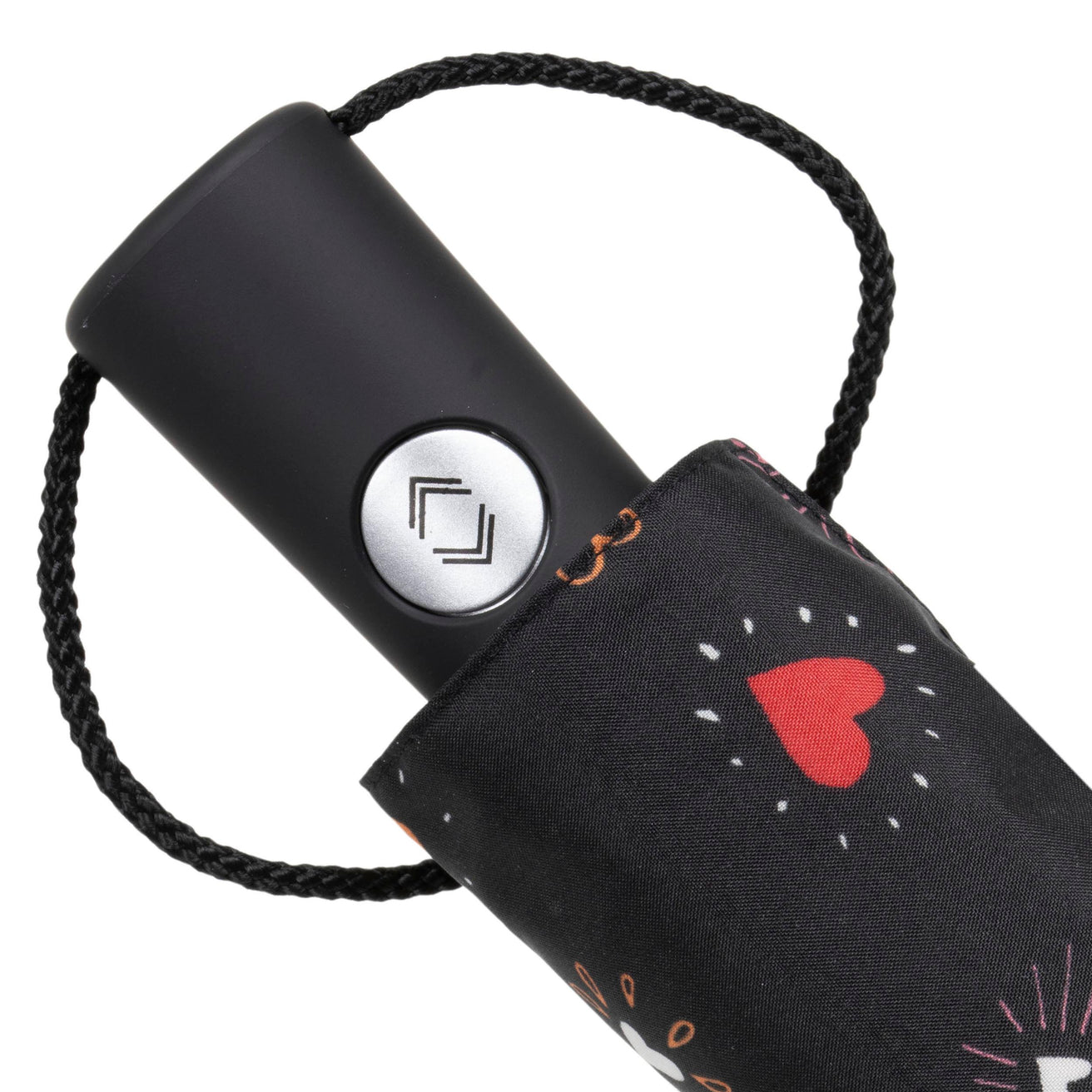 Paraguas Automático Corazón Rojo